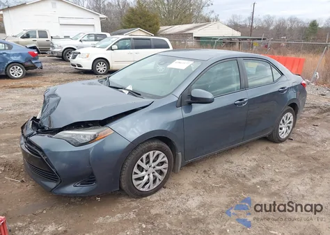 2017 Toyota Corolla Le из США, поврежденный, VIN 2T1BURHEXHC875489